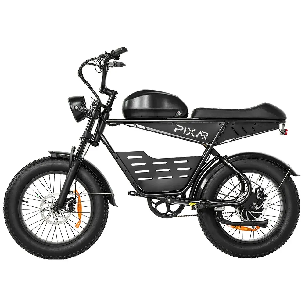 PIXAR Super fat bike électrique rétro à selle longue image 13