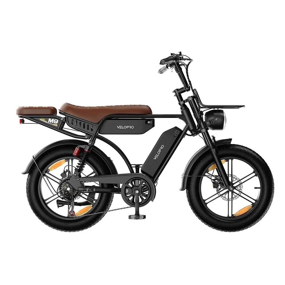 VELOPRO M9 fat bike électrique rétro tout suspendu image 1