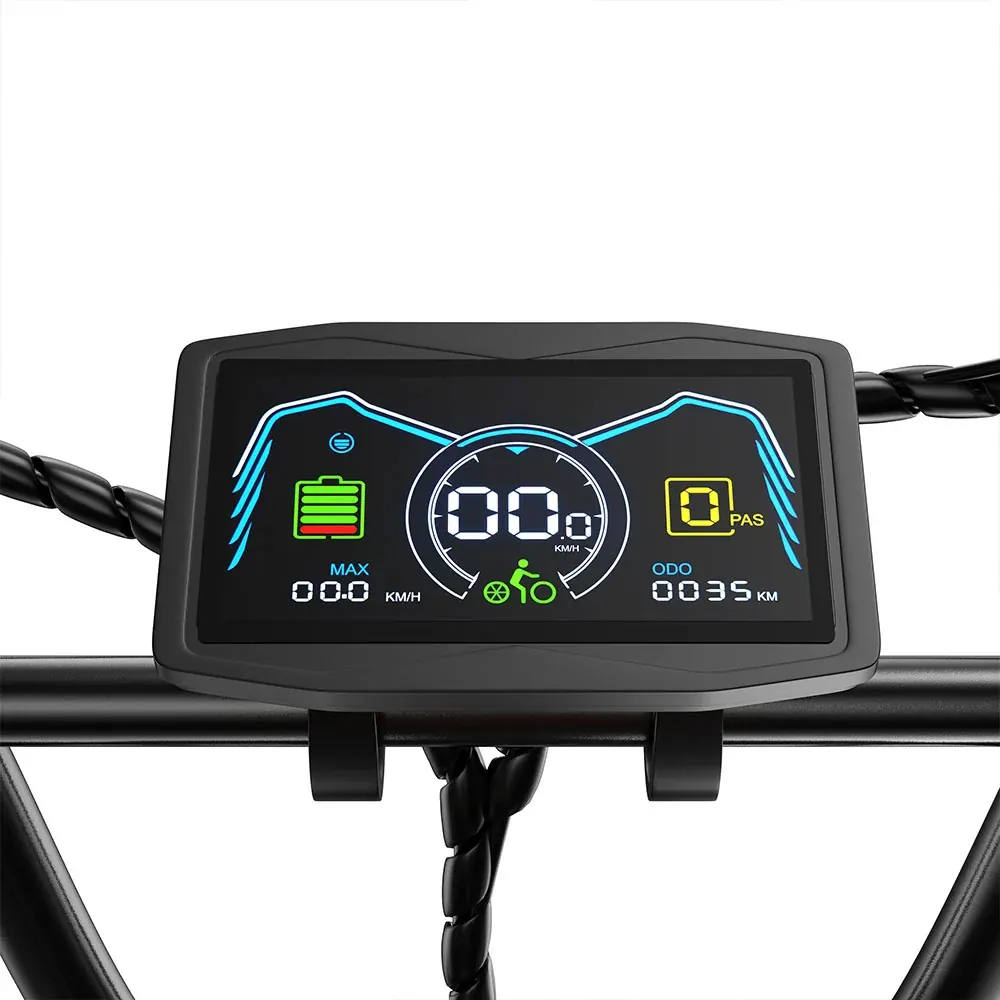 VELOPRO M9 fat bike électrique rétro tout suspendu image 12