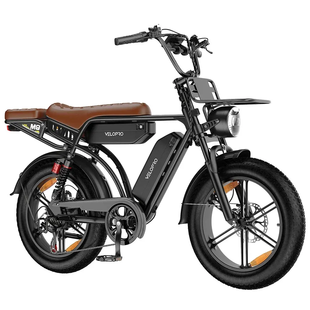 VELOPRO M9 fat bike électrique rétro tout suspendu image 4