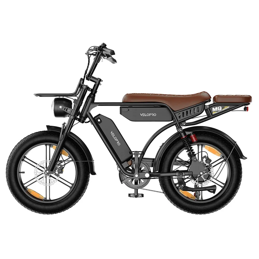 VELOPRO M9 fat bike électrique rétro tout suspendu image 6