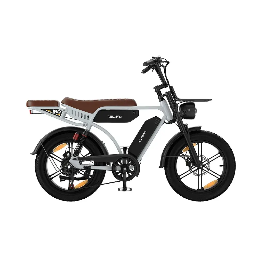 VELOPRO M9 fat bike électrique rétro tout suspendu image 13