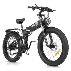 Ridstar DC26 Vélo électrique pliant Fat Tire tout-terrain
