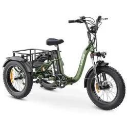Vipcoo ET1 Tricycle Électrique Cargo Tout-Terrain