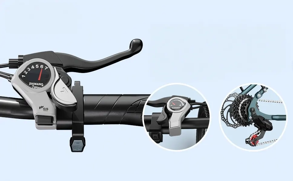 Suspension avant et arrière du vélo électrique Aairsk GT900