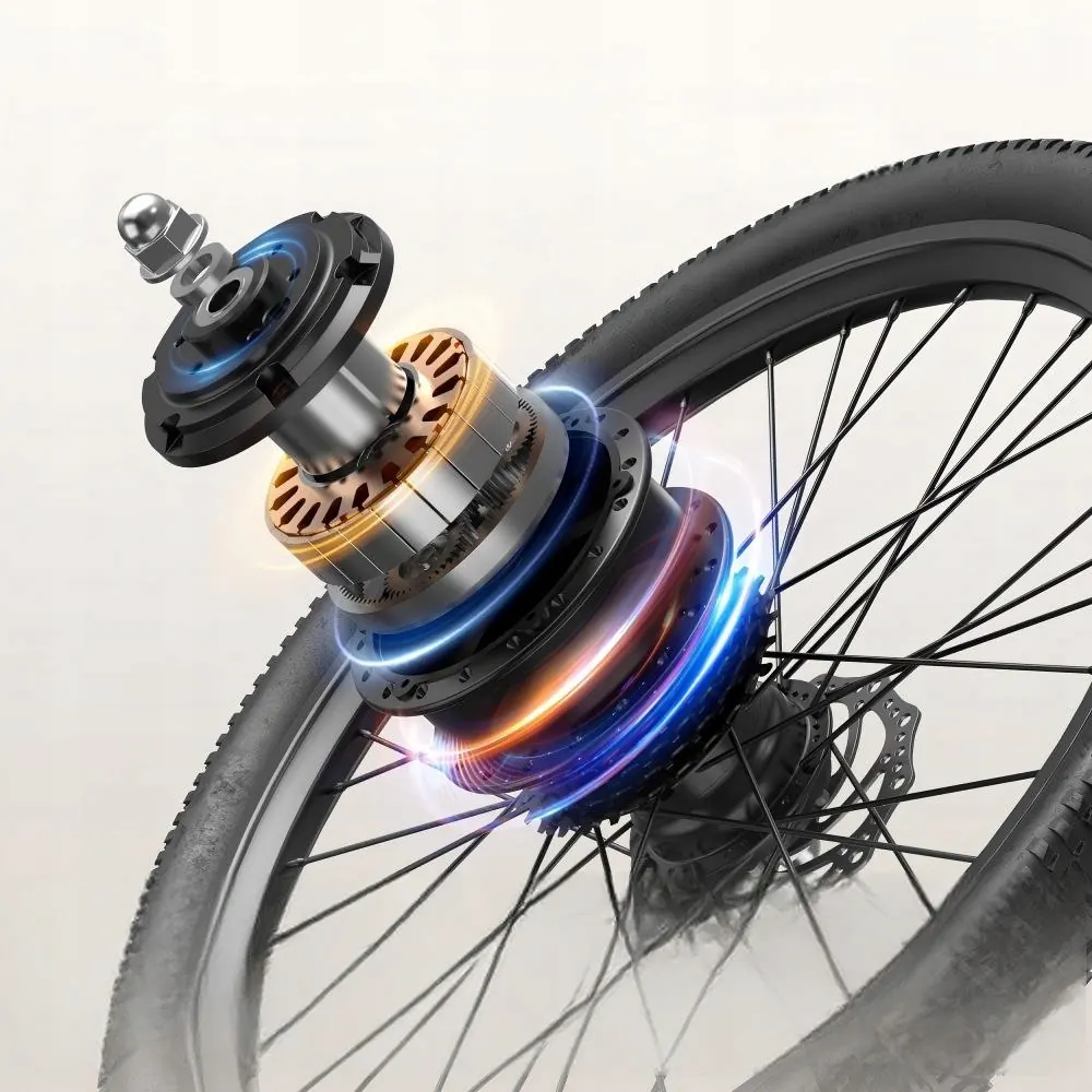 Roue 24 pouces du vélo électrique Aairsk SU7 pour adultes
