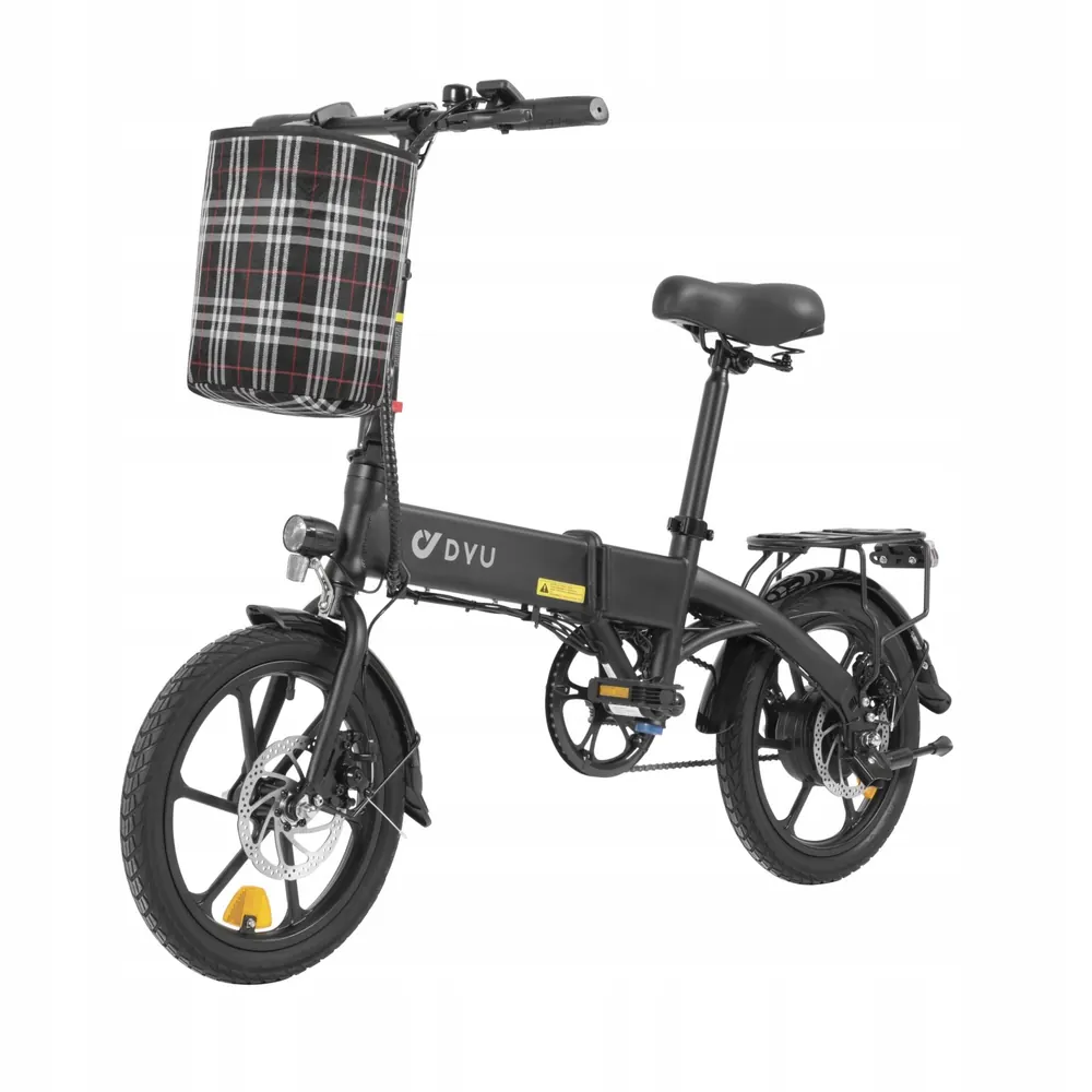 Vélo électrique pliant DYU A1F PRO noir 16 pouces 250 W