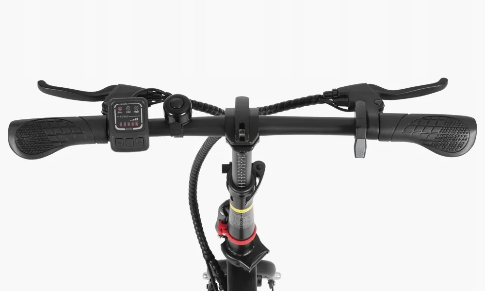 Marque DYU sur le cadre du vélo électrique pliant A1F PRO