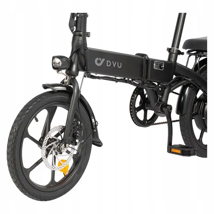 Modèle DYU-A1F Pro-Black du vélo électrique pliant noir