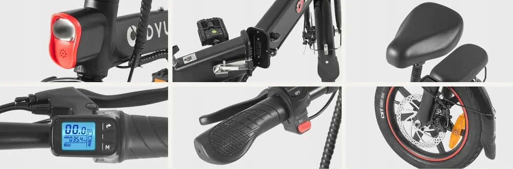 DYU A5 Vélo Électrique Pliant image 6