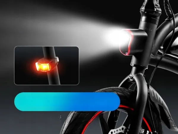 Autonomie 60 km du vélo électrique pliant DYU D3F 250W