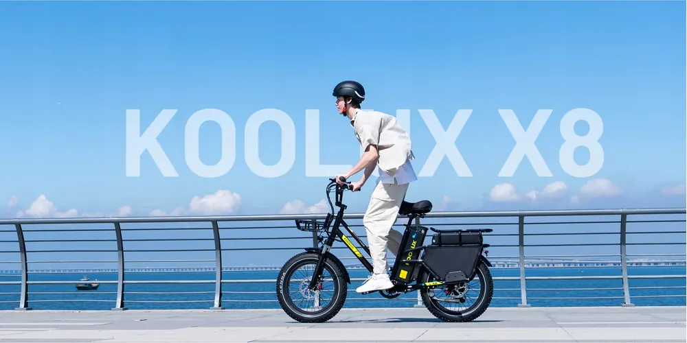 Vélo électrique KOOLUX 20 pouces avec cadre aluminium et moteur 1000W