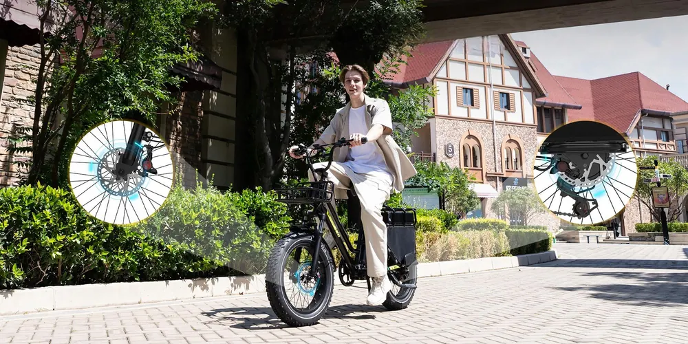 Batterie incluse pour le vélo électrique KOOLUX 1000W