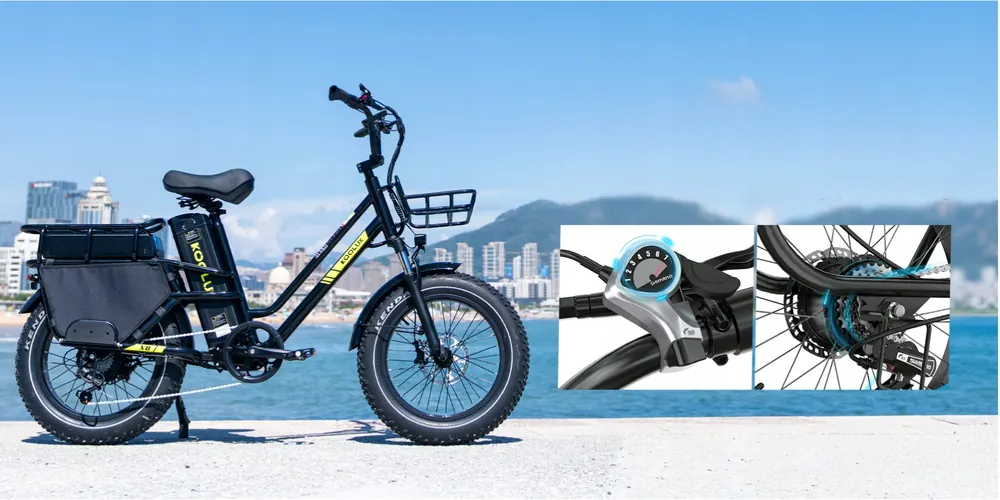 Vélo électrique KOOLUX unisexe 20 pouces 1000W