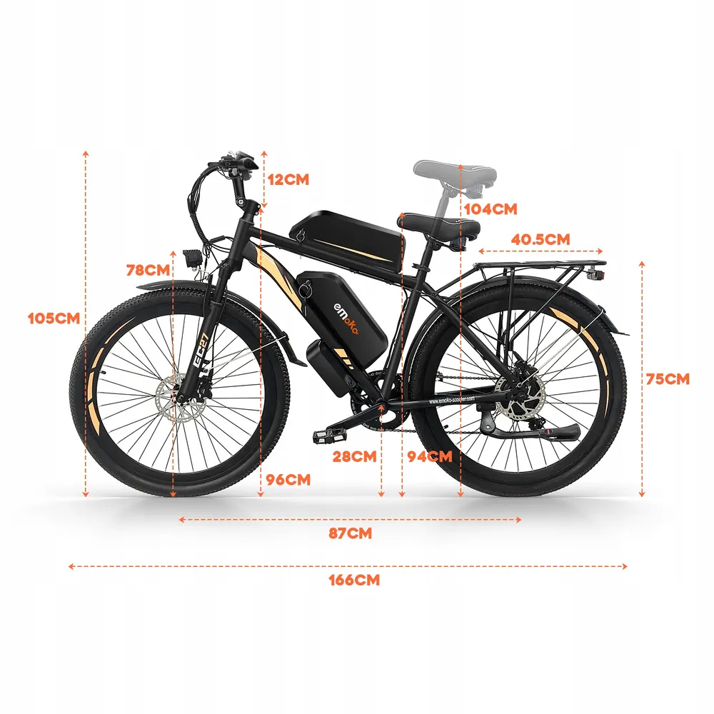EMOKO EC27 PRO VTT Électrique 27.5" image 3