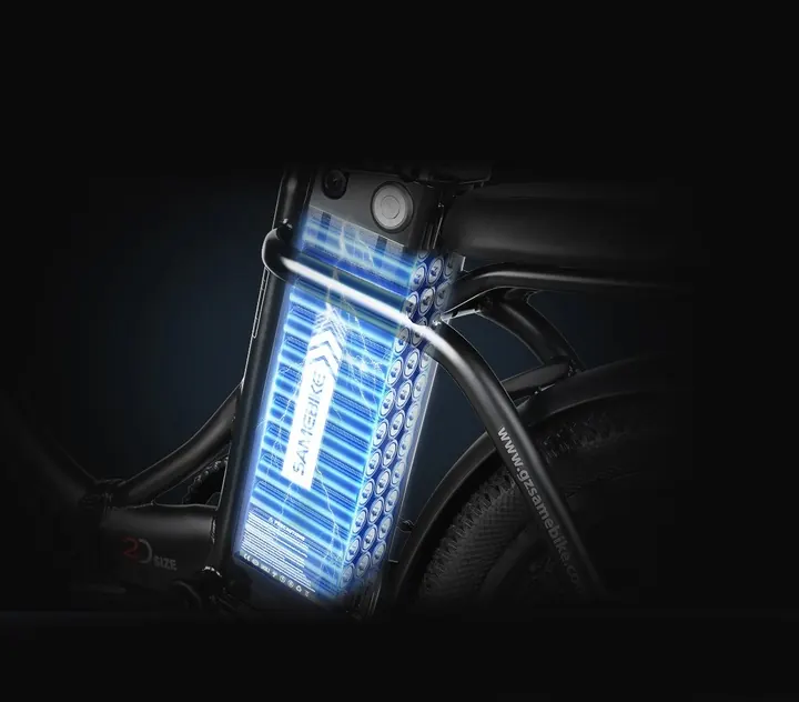 Cadre taille M du vélo électrique pliant Samebike CY20 pour adulte