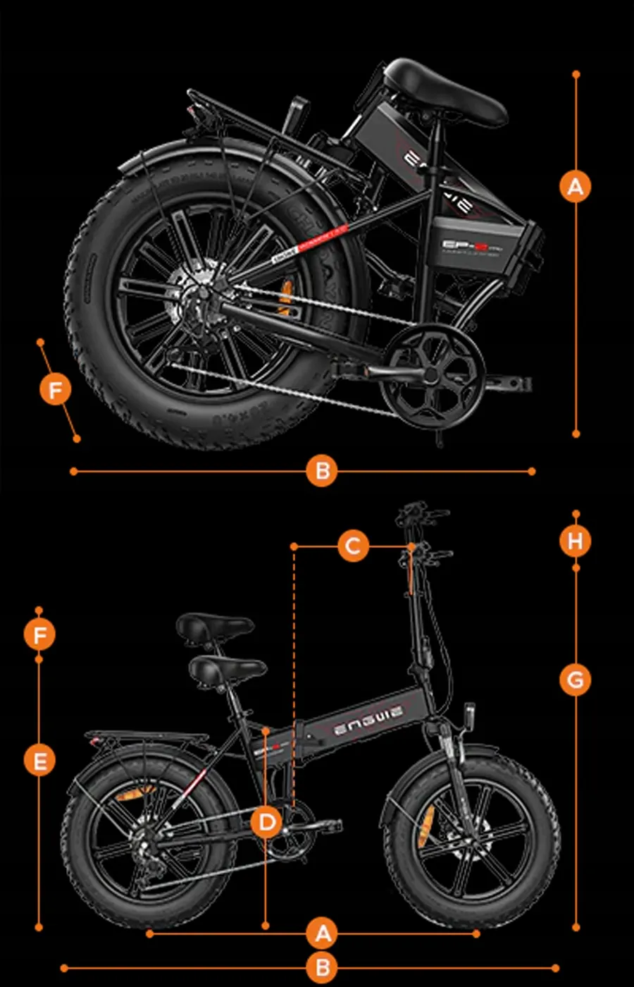 ENGWE EP-2 Boost Vélo Électrique Pliable Tout-Terrain image 14