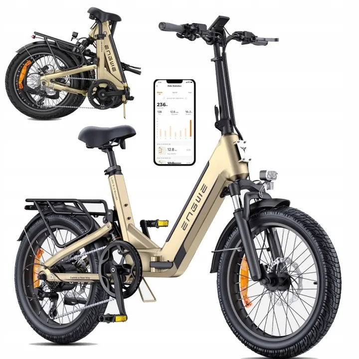Vélo électrique ENGWE L20 3.0 Boost 250W 75Nm freins hydrauliques connecté à l'application