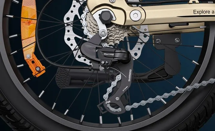 Cadre en aluminium du vélo électrique pliant ENGWE L20 3.0 Pro