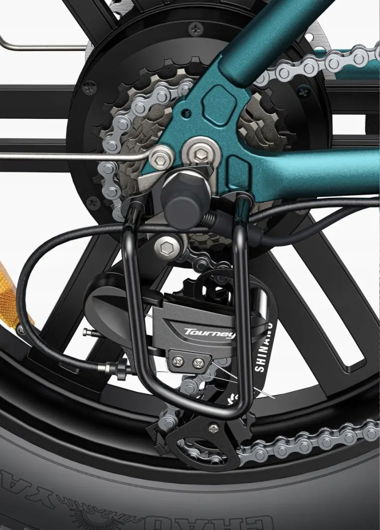 Dérailleur 7 vitesses du vélo électrique ENGWE L20 BOOST noir