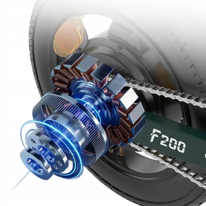 Modèle F200 du vélo électrique pliant Eskute 14 pouces.
