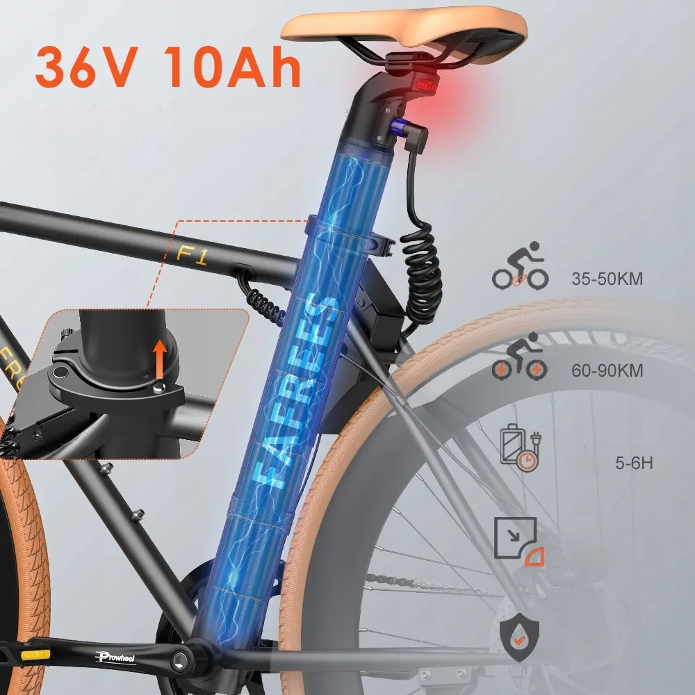 Cadre taille L du vélo électrique FAFREES F1