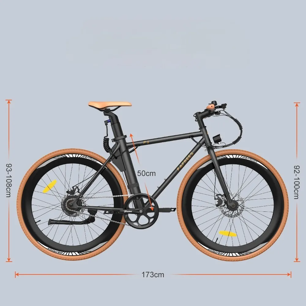FAFREES F1 avec roues 29 pouces, vélo électrique de route