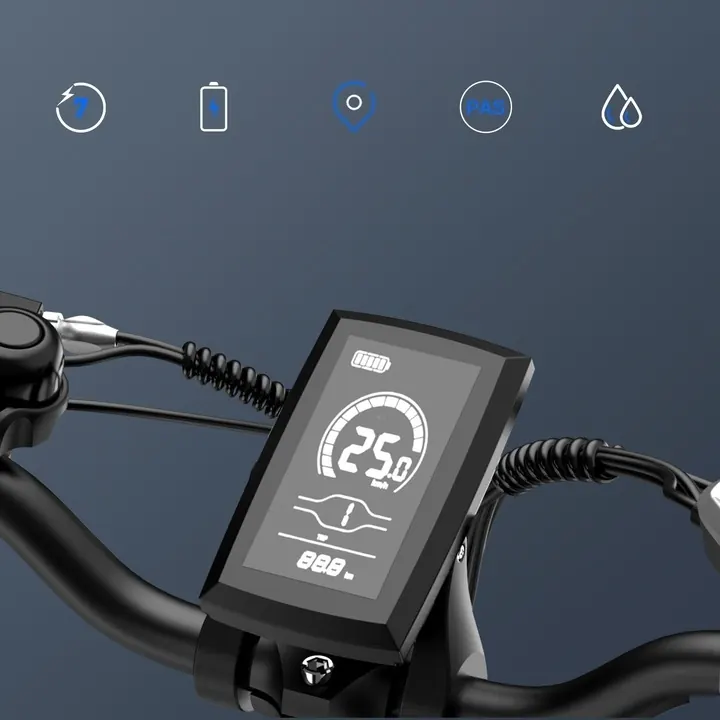 Marque Fafrees sur le cadre du vélo électrique F20 MAX