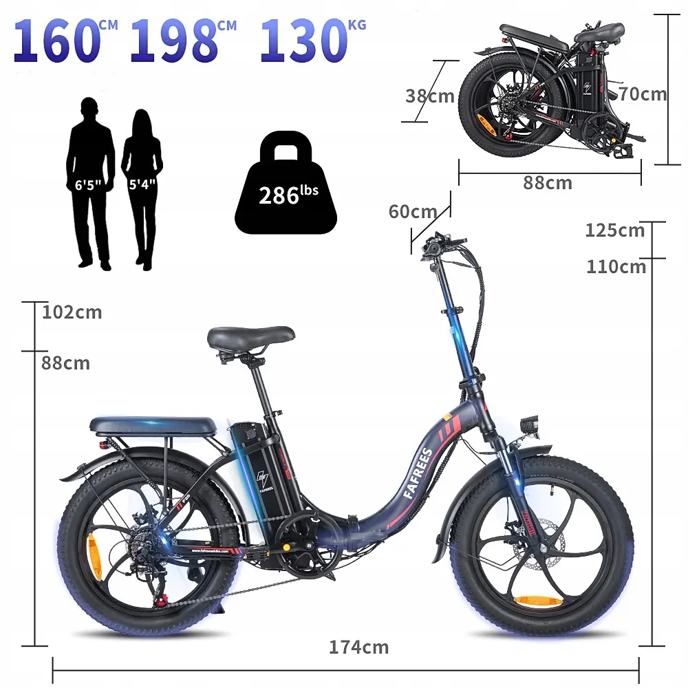 FAFREES F20 Vélo Électrique Pliant Fat Tire image 10