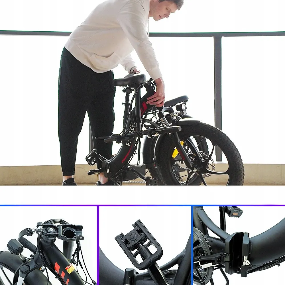 Fafrees F20 pliant électrique unisexe step through cadre bas