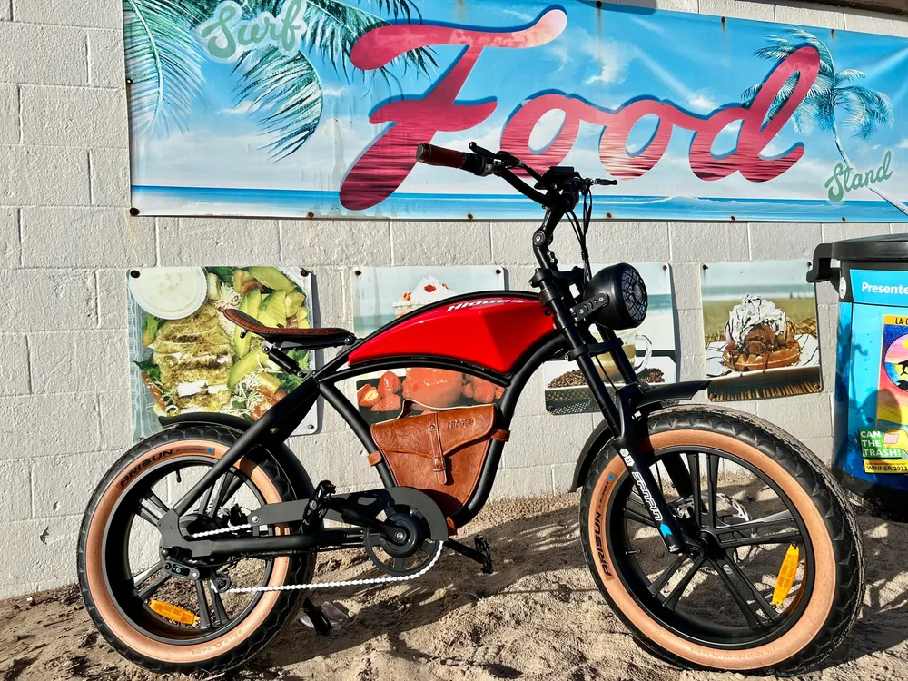 Vélo électrique HIDOES B10 1000W pneus larges 48V12.5Ah rouge