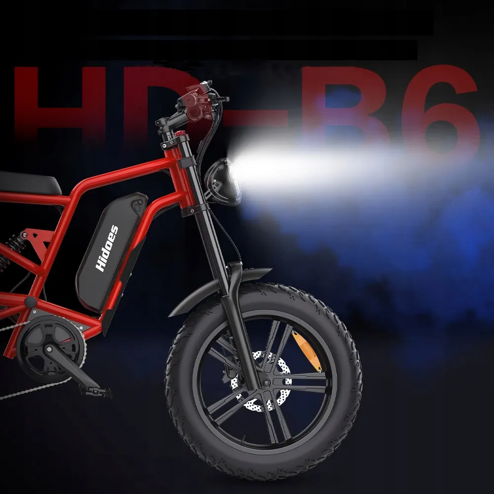 Cadre en aluminium du vélo électrique Hidoes B6, robuste et léger