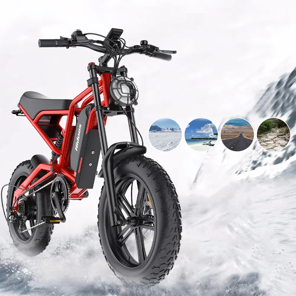 Moteur 1200W du vélo électrique Hidoes B6 48V 15Ah
