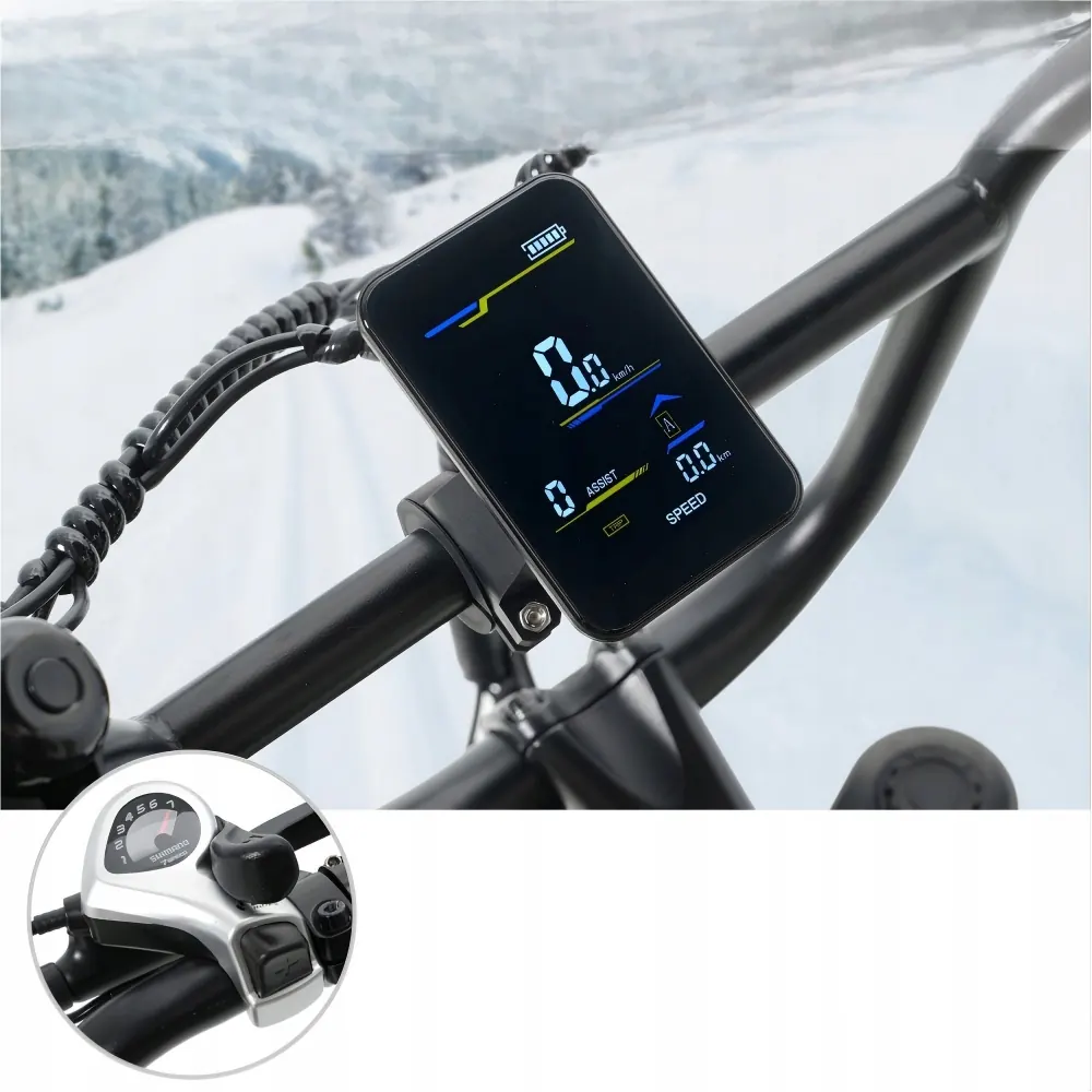Marque Hidoes sur le cadre du vélo électrique B9 1000W 48V
