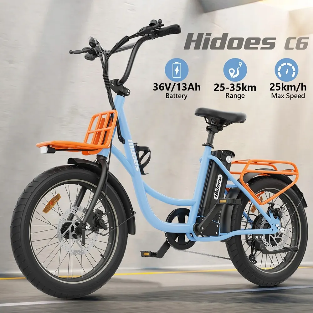 Vélo électrique Hidoes C6 250W avec batterie 13Ah et pneus 20x3.0
