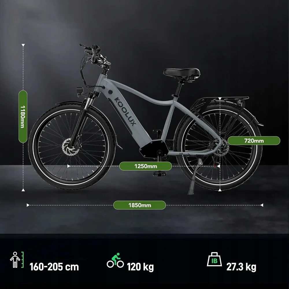 Vélo électrique KOOLUX X3 500W 45km/h pour adultes