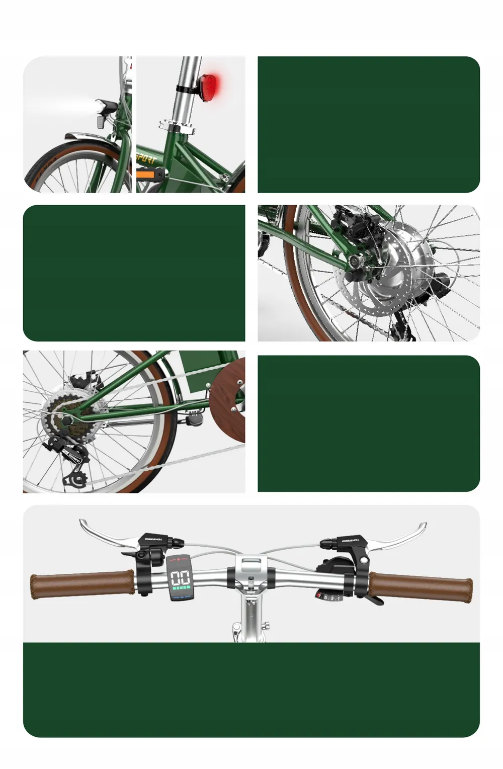 ONESPORT OT02 PRO Vélo Électrique Urbain Léger image 12