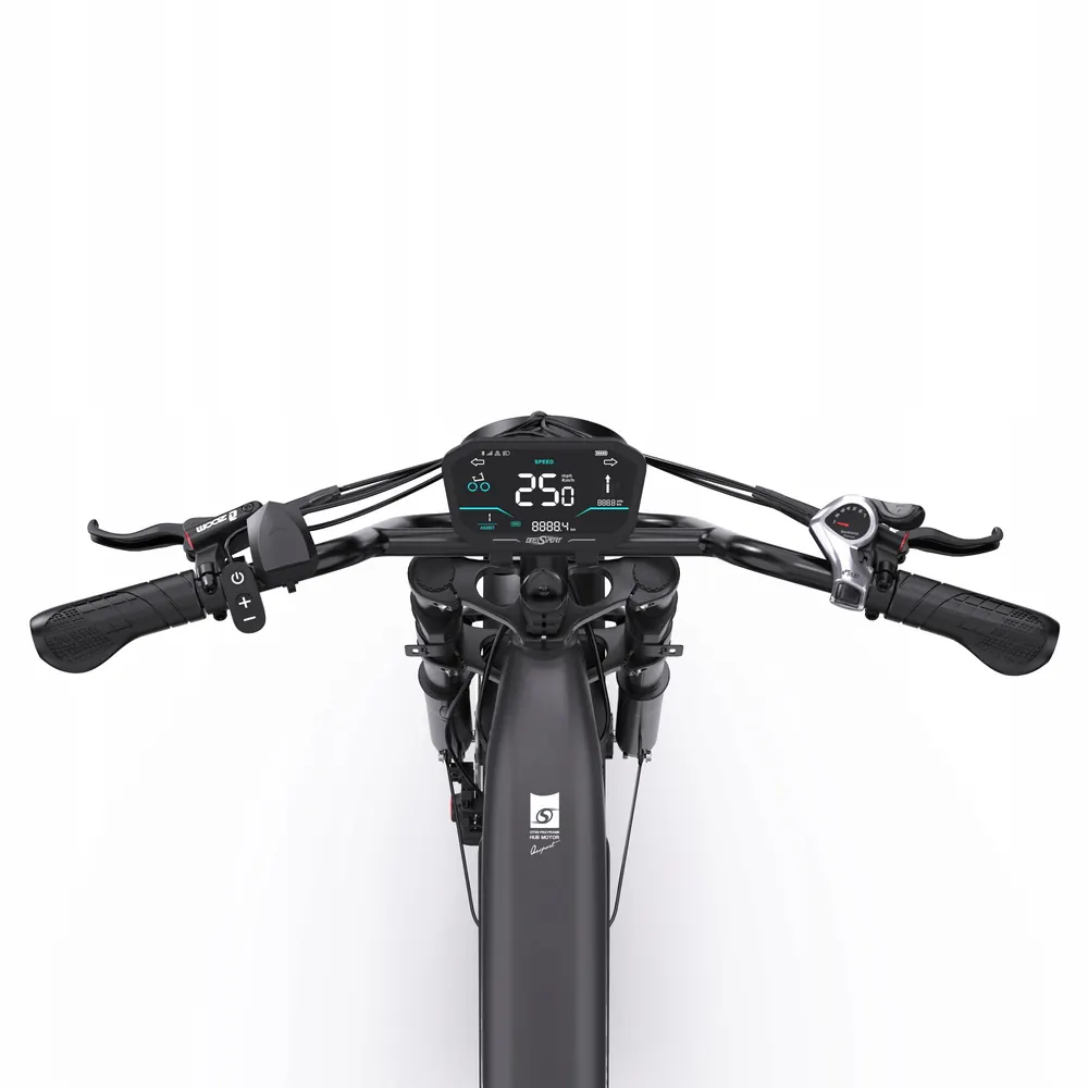Vélo électrique Onesport OT08 PRO couleur grise double batterie 190km