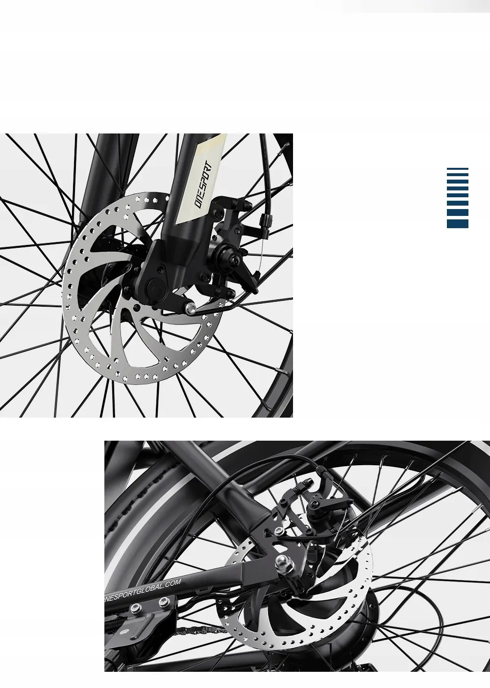 ONESPORT OT16-2 Vélo Électrique Pliable image 8