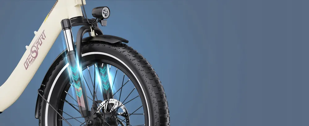 Modèle ONESPOT OT16-2 vélo électrique pliant 48V 17Ah autonomie 120km