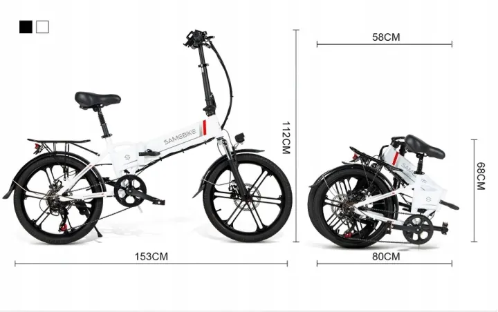 SAMEBIKE 20LVXD30-II Vélo Électrique Pliant Urbain image 2