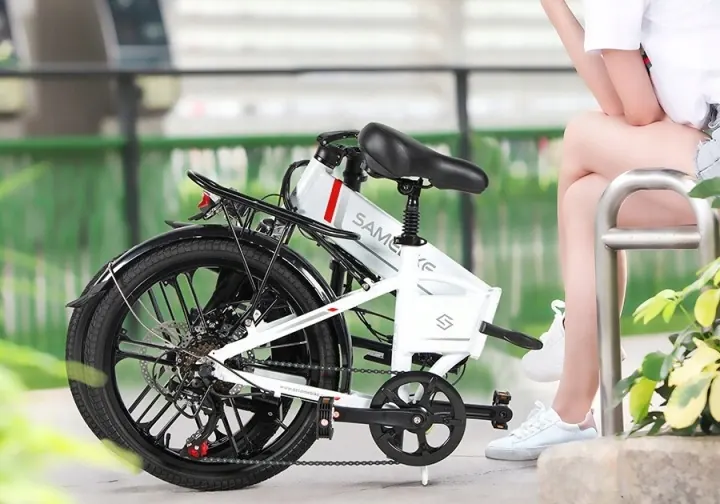 Taille de cadre 17,5 pouces du SAMEBIKE 20LVXD30-II, vélo pliant électrique