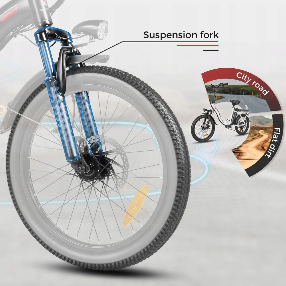 SAMEBIKE CY20 Vélo Électrique Pliant image 12