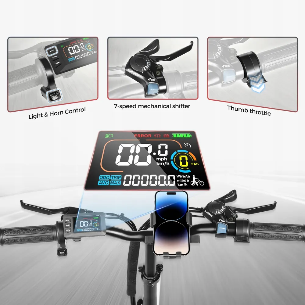 SAMEBIKE CY20 Vélo Électrique Pliant image 4