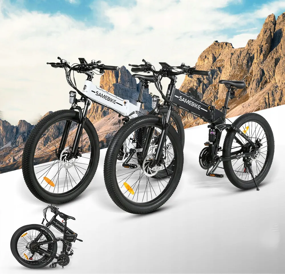 SAMEBIKE LO26-II-FT-YD pliable avec suspension avant et roues 26 pouces