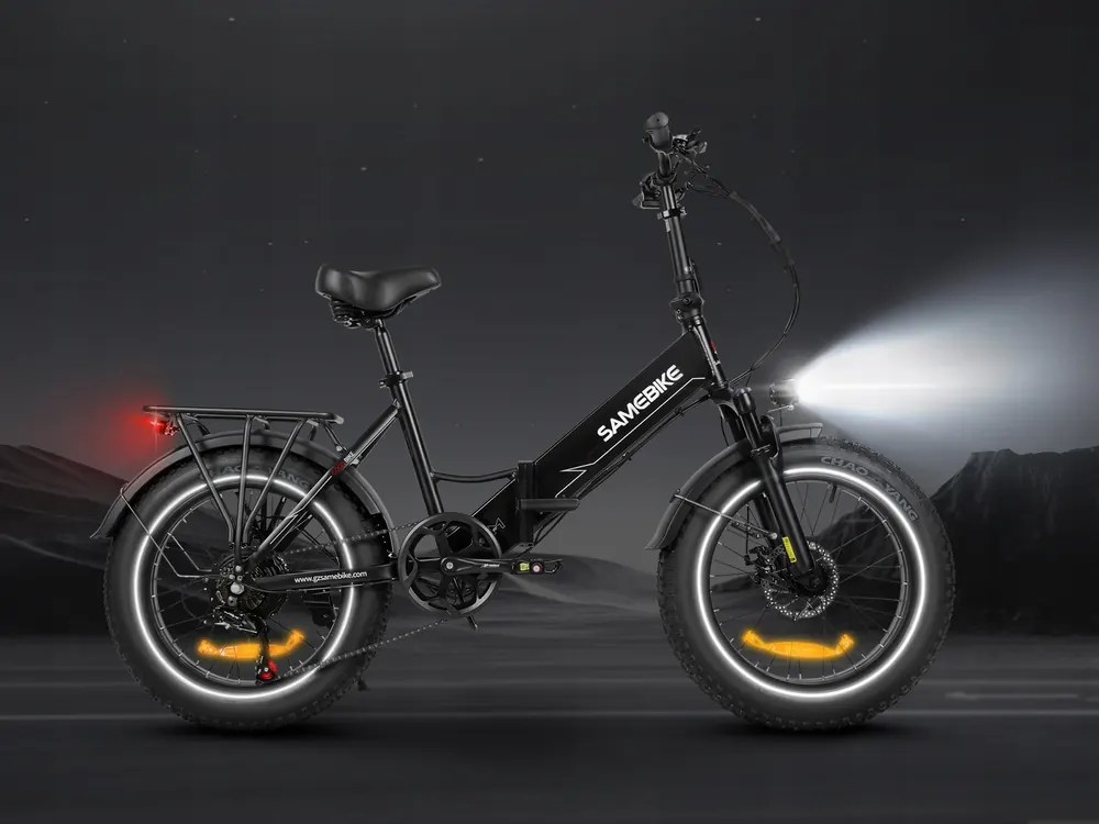 Vélo électrique SAMEBIKE LOTDM200-II unisexe pour homme et femme