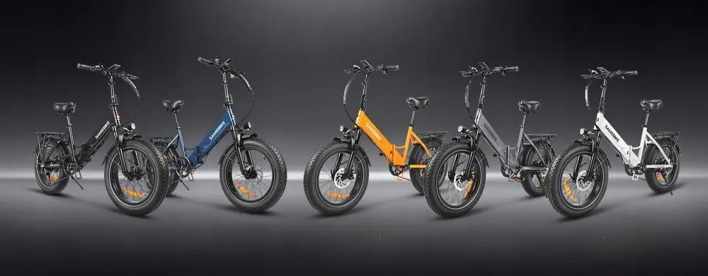 Vélo électrique SAMEBIKE LOTDM200-II adapté aux tailles 160-210 cm