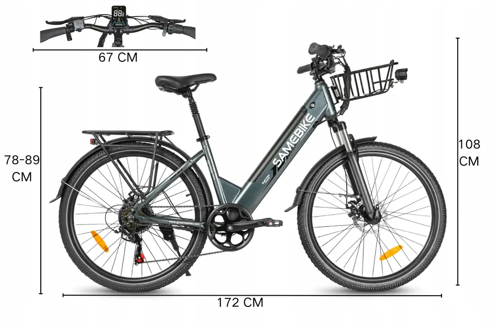 SAMEBIKE RS-A01 Pro emballage d'origine vélo électrique