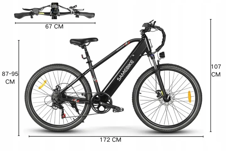 SAMEBIKE RS-A01 VTT Électrique image 15