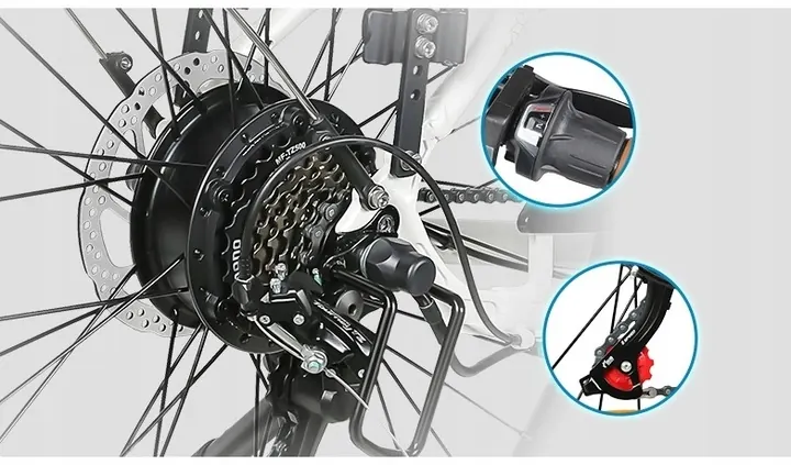 Samebike RS-A07 vélo électrique unisexe pour homme et femme
